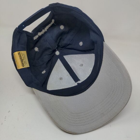 GrayBar Men's Snapback Hat Blue Gray Size OSFA Embroidered Logo Cotton - Picture 9 of 12